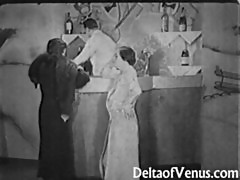 Authentic Vintage Porn 1930s - FFM Threesome